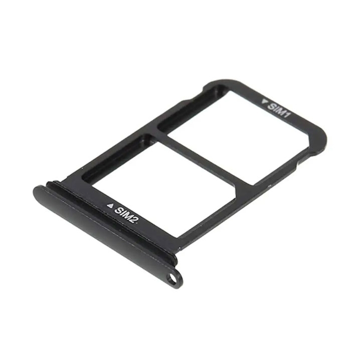 Υποδοχή κάρτας Dual SIM Tray για Xiaomi Mi 10 / Mi 10 Pro - Χρώμα: Μαύρο