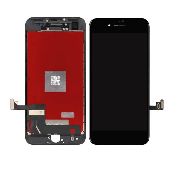 Refurbished Οθόνη LCD με Μηχανισμό Αφής για iPhone 8 Plus - Χρώμα: Μαύρο