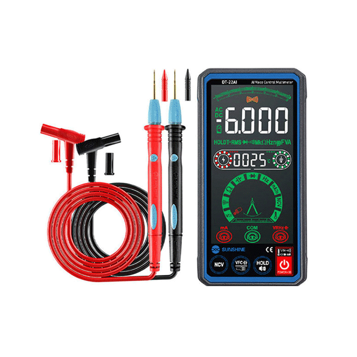 SUNSHINE DT-22AI Intelligent Voice Control Multimeter (English Version)