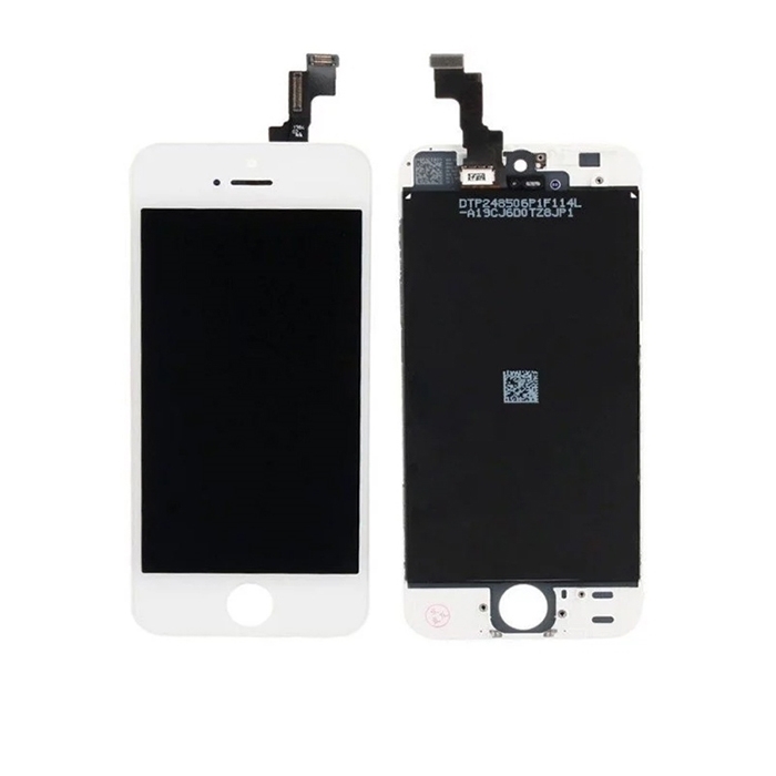 Οθόνη LCD με Μηχανισμό Αφής για iPhone 5S (AAA) - Χρώμα: Λευκό