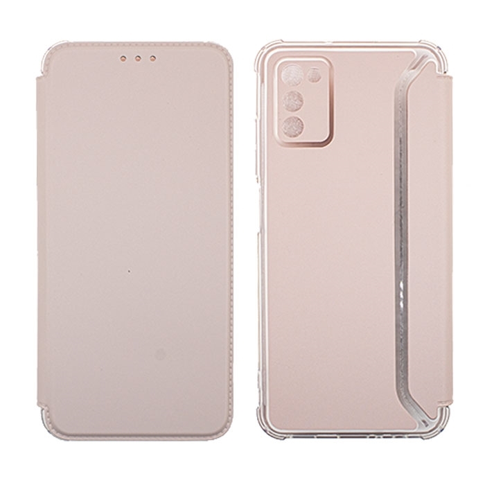 OEM Θήκη Βιβλίο New Elegance Book για Samsung Galaxy A03s - Χρώμα: Ανοιχτό Ροζ