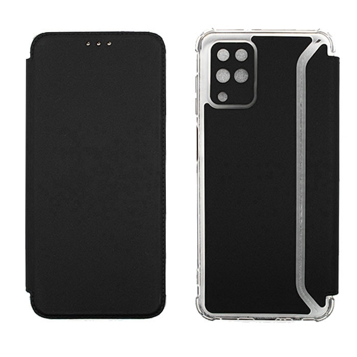 OEM Θήκη Βιβλίο New Elegance Book για Samsung A125F Galaxy A12 / M127F M12 - Χρώμα: Μαύρο