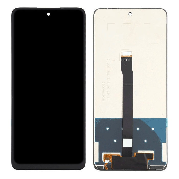 OEM Οθόνη LCD με Μηχανισμό Αφής για Huawei P smart 2021/ honor 10x lite/ Y7A - Χρώμα: Μαύρο