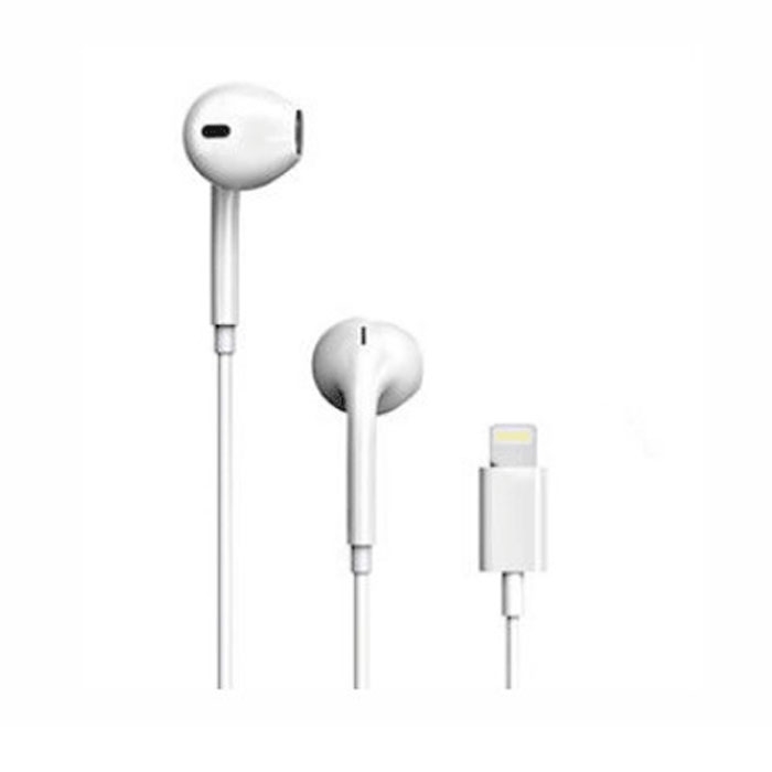 Moxom MX-EP49 Earbuds Handsfree με Βύσμα Lightning - Χρώμα: Λευκό