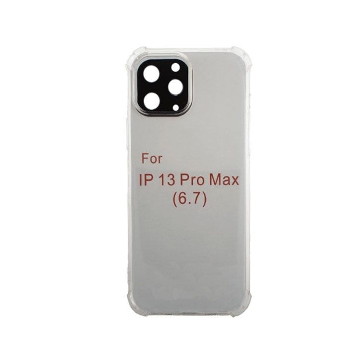 Θήκη Πλάτης Σιλικόνης Anti Shock 1.5mm για iPhone 13 Pro Max - Χρώμα: Διαφανές