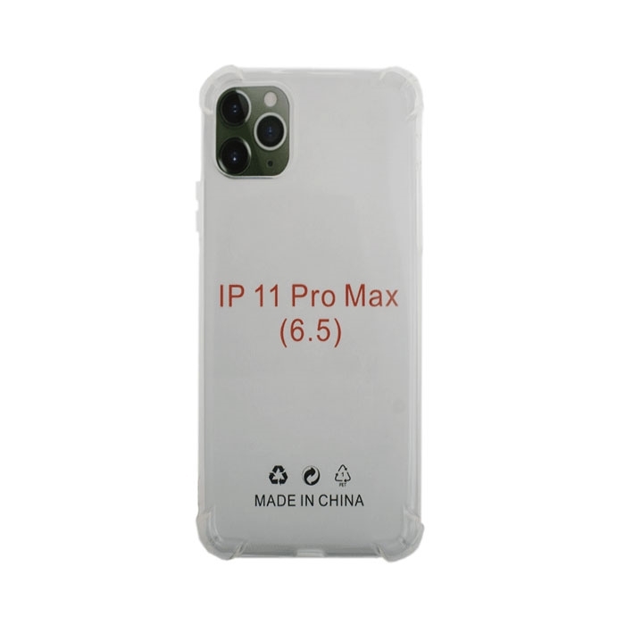Θήκη Πλάτης Σιλικόνης Anti Shock 1.5mm για iPhone 11 Pro Max - Χρώμα: Διαφανές