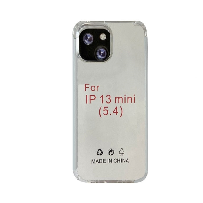 Θήκη Πλάτης Σιλικόνης Anti Shock 1.5mm για iPhone 13 Mini - Χρώμα: Διαφανές