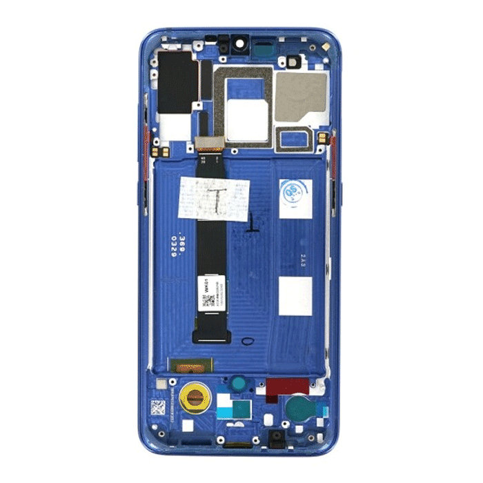 Γνήσια Οθόνη LCD με Μηχανισμό Αφής και Πλαίσιο Xiaomi Mi 9 561010016033 (Service Pack) - Χρώμα: Μπλε