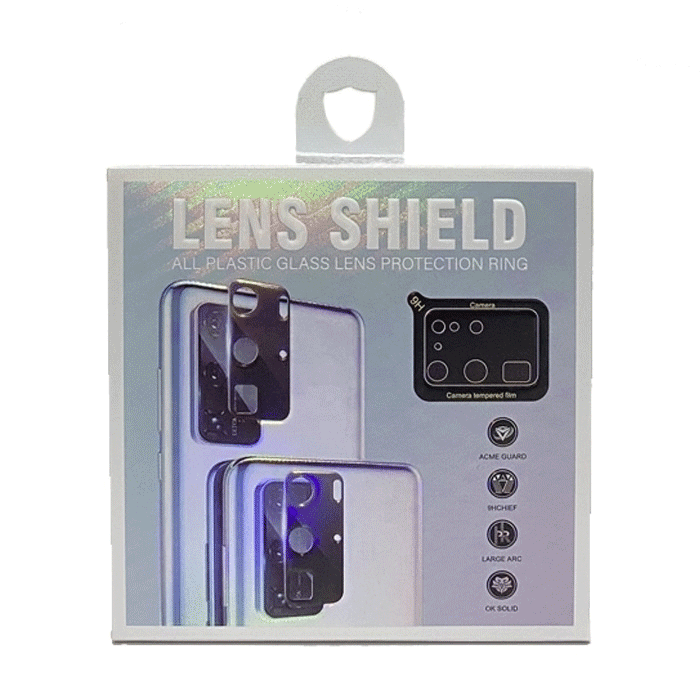 Lens Shield Camera Glass για iPhone 12 Pro - Χρώμα: Μαύρο