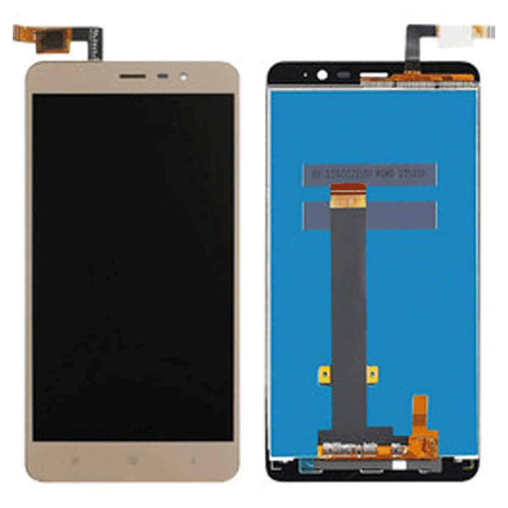 Οθόνη LCD με Μηχανισμό Αφής για Xiaomi Redmi 3 / 3S - Χρώμα: Χρυσό