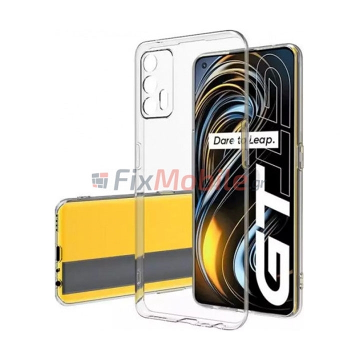 Θήκη Πλάτης Σιλικόνης Anti Shock 1.5mm για Realme GT Master Edition 5G - Χρώμα: Διαφανές