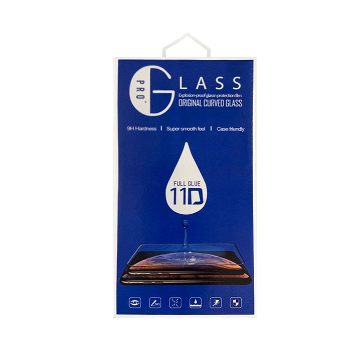 Προστασία Οθόνης Tempered Glass 11D Full Cover Full Glue 0.3mm for Apple iPhone 14 Plus/iPhone 13 Pro Max - Χρώμα: Μαύρο