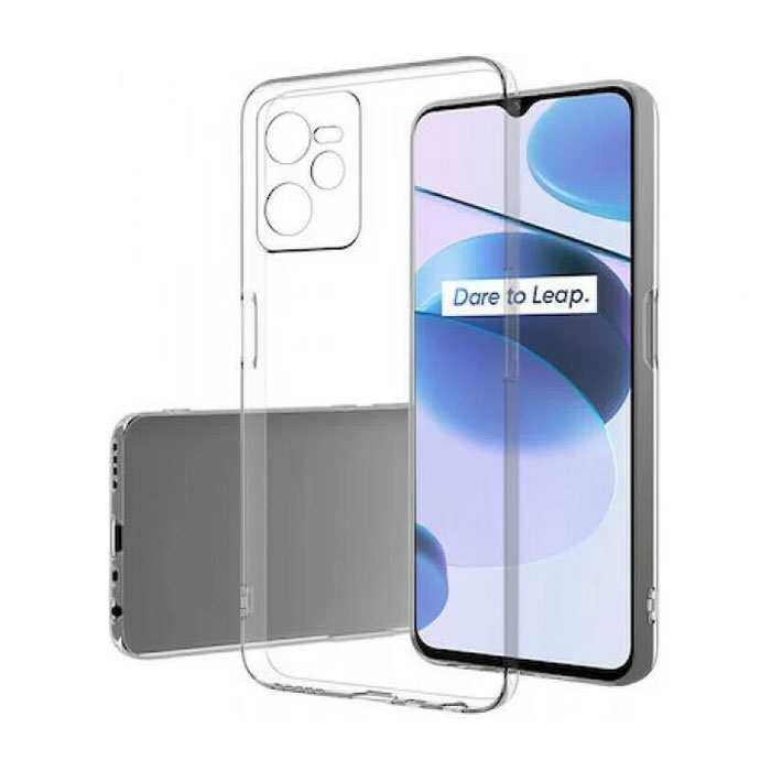 Θήκη Πλάτης Σιλικόνης Anti Shock 1.5mm για REALME C35 - Χρώμα: Διάφανο