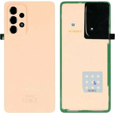 Γνήσιο Πίσω Καπάκι για Samsung Galaxy A53 A536B (Service Pack) GH82-28017D - Χρώμα: Peach