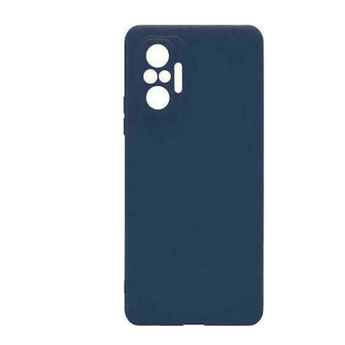 Θήκη Πλάτης Σιλικόνης Soft HQ για Xiaomi Redmi Note 10 Pro - Χρώμα : Σκούρο Μπλε