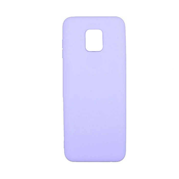Θήκη Πλάτης Σιλικόνης Soft για Xiaomi Redmi Note 9 Pro- Χρώμα : Λιλά