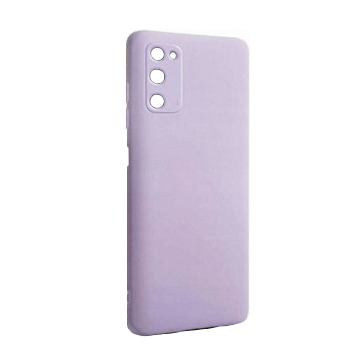 Θήκη Πλάτης Σιλικόνης Soft HQ για Samsung Galaxy A03S - Χρώμα : Λιλά