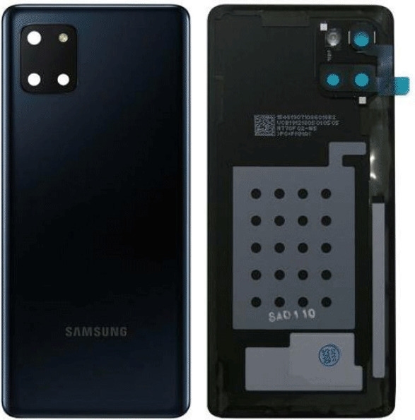 Γνήσιο Πίσω Καπάκι για Samsung Galaxy Note 10 Lite N770F (Service Pack) GH82-21972A - Χρώμα: Μαύρο