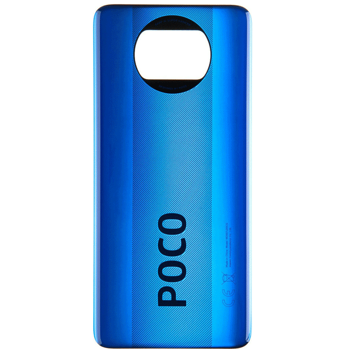 Πίσω Καπάκι για Xiaomi Poco X3 - Χρώμα: Cobalt Blue
