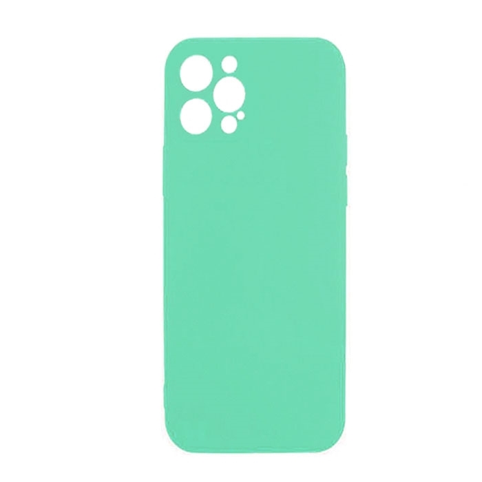 Θήκη Πλάτης Σιλικόνης Soft HQ για iPhone 13 Pro - Χρώμα : Mέντα