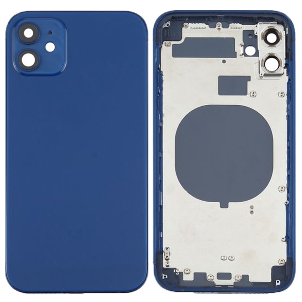 Πίσω Καπάκι με Πλαίσιο (housing) για Apple iPhone 12 Mini - Χρώμα: Μπλε