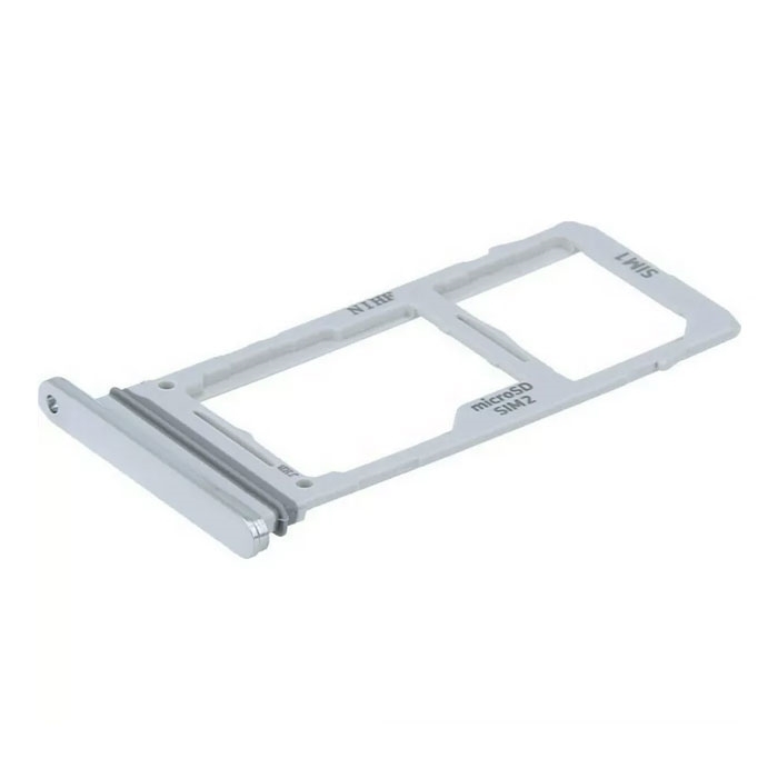 Υποδοχή Κάρτας Dual SIM και SD (SIM Tray) για Samsung S20 G980 / Plus / Ultra - Χρώμα: Λευκό