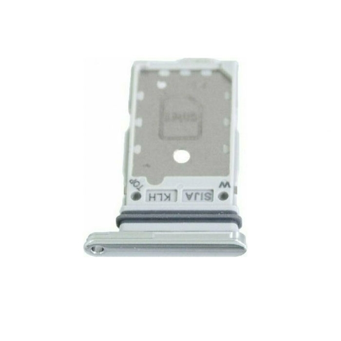 Υποδοχή Κάρτας SIM Tray για Samsung S22/S22 Plus - Χρώμα: Λευκό