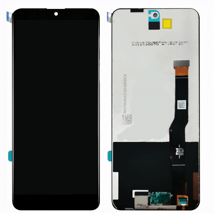OEM Οθόνη Lcd με Μηχανισμό Αφής για TCL 20S / 20 5G / 20L Lite T774 T774B T774H T775 T781 T781H T781K Χρώμα: Μαύρο