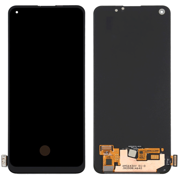 OEM Οθόνη LCD ( NO fingerprint ) με Μηχανισμό Αφής για Oppo A74 4G - Χρώμα: Μαύρο