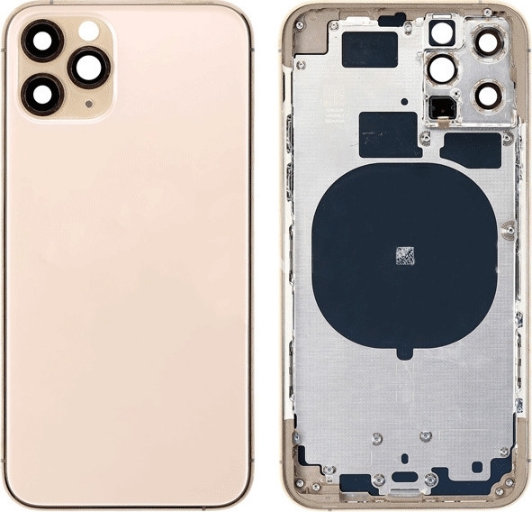 Πίσω Καπάκι με Πλαίσιο (HOUSING) για Apple iPhone 12 Pro - Χρώμα: Χρυσό