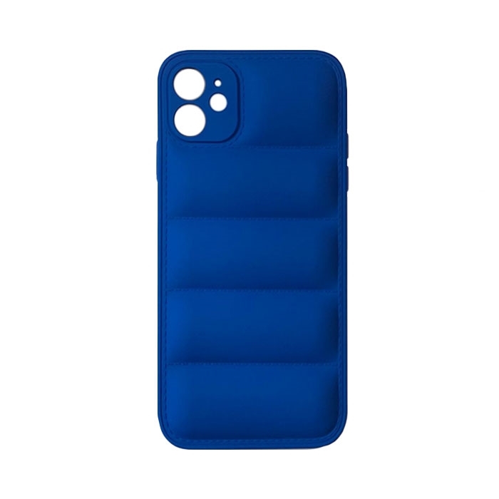 Θήκη Πλάτης Σιλικόνης wavy για Apple iPhone 11 - Χρώμα : Μπλε