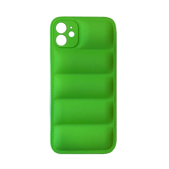 Θήκη Πλάτης Σιλικόνης wavy για Apple iPhone 11 - Χρώμα : Πράσινο