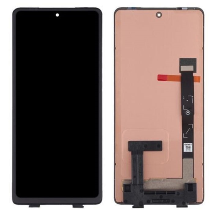 OEM Οθόνη Lcd με Μηχανισμό Αφής για Motorola Moto G52 XT2221 Μαύρο