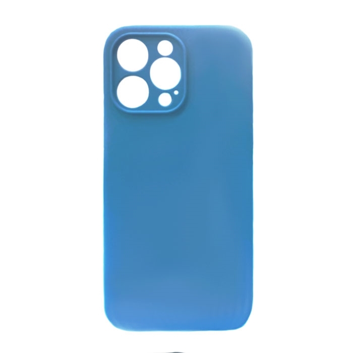 Θήκη Πλάτης Σιλικόνης Soft Back Cover για iPhone 14 Pro Max - Χρώμα: Μπλε