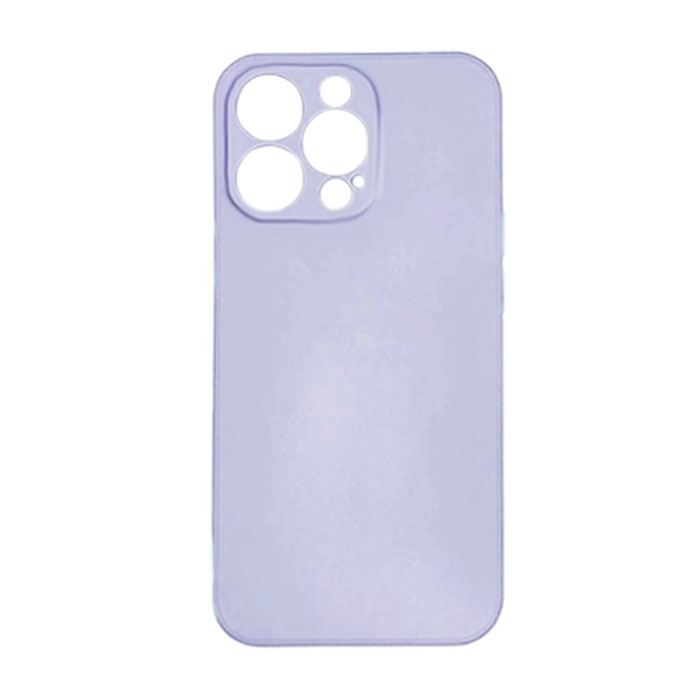 Θήκη Πλάτης Σιλικόνης Soft Back Cover για iPhone 14 Pro Max - Χρώμα: Λιλά