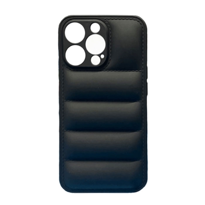Θήκη Πλάτης Σιλικόνης wavy για Apple iPhone 13 Pro - Χρώμα : Μαύρο