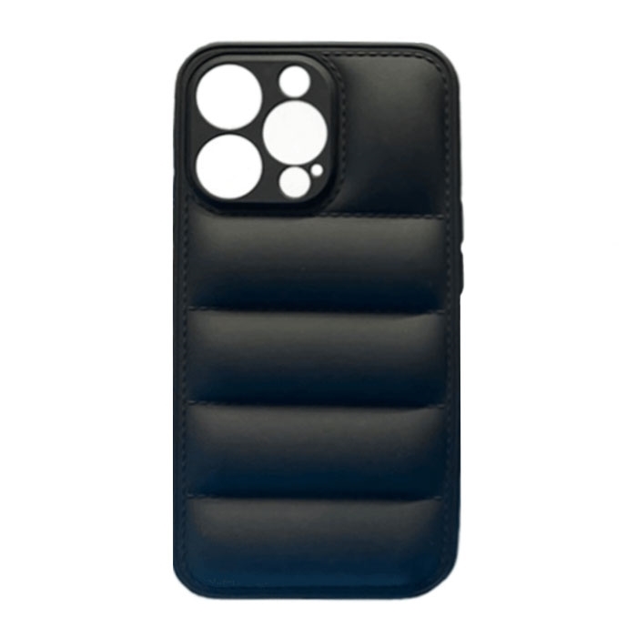 Θήκη Πλάτης Σιλικόνης wavy για Apple iPhone 13 Pro Max - Χρώμα : Μαύρο