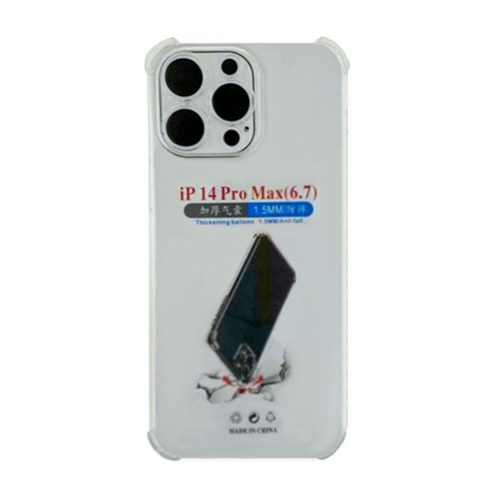 Θήκη Πλάτης Σιλικόνης Anti Shock για iPhone 14 Pro Max - Χρώμα: Διάφανο
