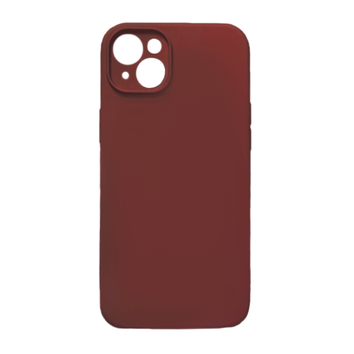Θήκη Πλάτης Σιλικόνης Soft Back Cover για iPhone 14 Plus/14 Max - Χρώμα: Μπορντό