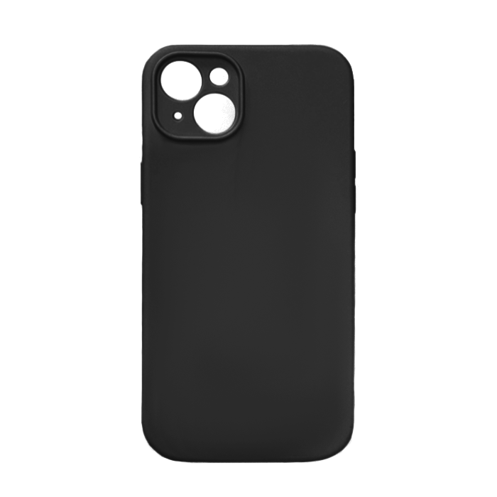 Θήκη Πλάτης Σιλικόνης Soft Back Cover για iPhone 14 Plus/14 Max - Χρώμα: Μαύρο
