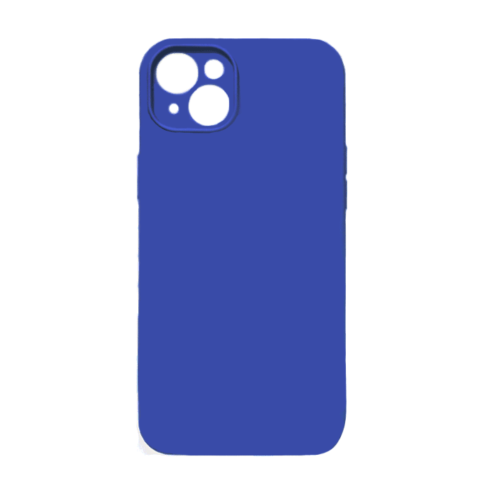 Θήκη Πλάτης Σιλικόνης Soft Back Cover για iPhone 14 Plus/14 Max - Χρώμα: Σκούρο Μπλε