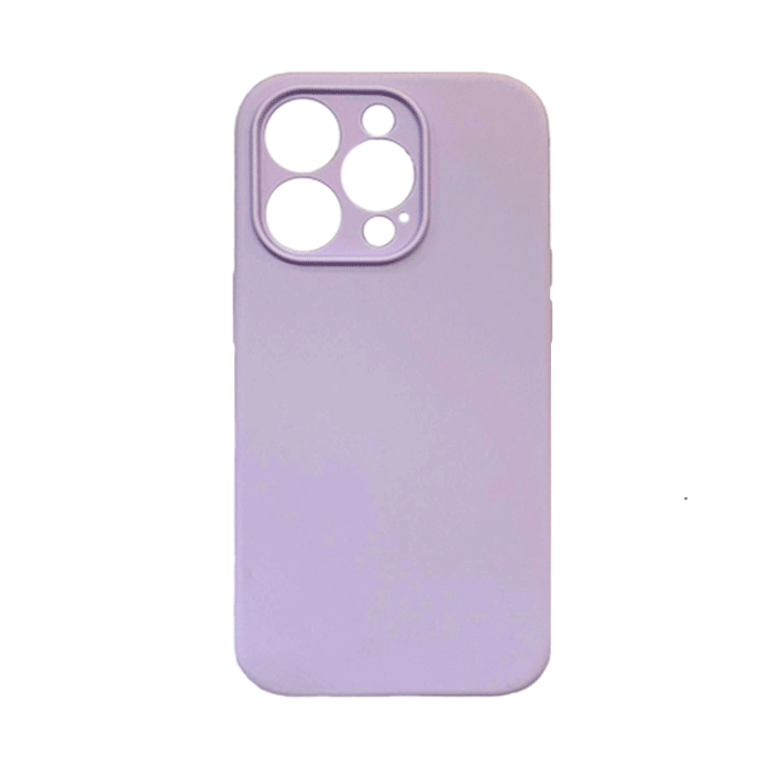 Θήκη Πλάτης Σιλικόνης Soft Back Cover για iPhone 14 Pro - Χρώμα: Λιλά
