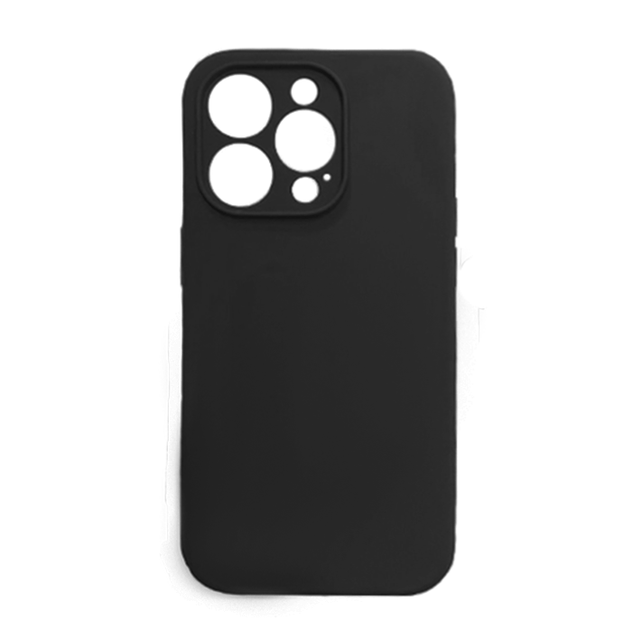 Θήκη Πλάτης Σιλικόνης Soft Back Cover για iPhone 14 Pro - Χρώμα: Μαύρο