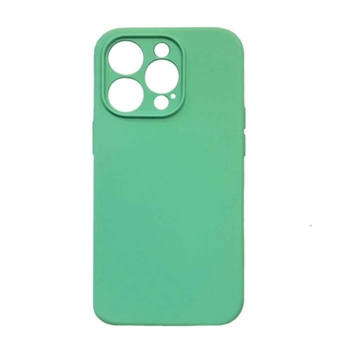 Θήκη Πλάτης Σιλικόνης Soft Back Cover για iPhone 14 Pro - Χρώμα: Τιρκουάζ