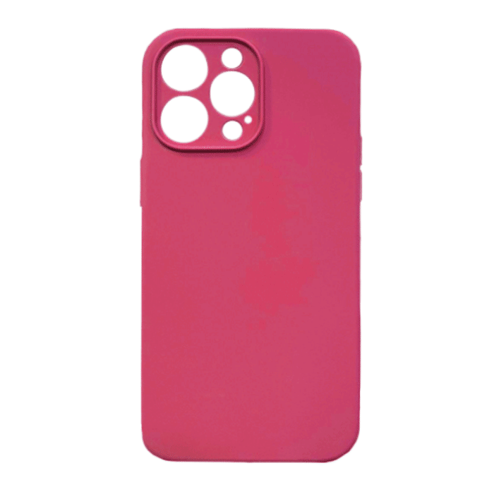 Θήκη Πλάτης Σιλικόνης Soft Back Cover για iPhone 14 Pro Max - Χρώμα: Φούξια