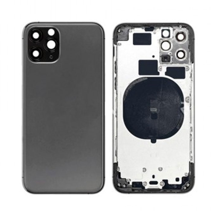 Πίσω Καπάκι με Πλαίσιο (HOUSING) για Apple iPhone 13 Pro Max - Χρώμα: Μαύρο