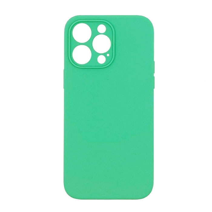 Θήκη Πλάτης Σιλικόνης Soft Back Cover για iPhone 14 Pro Max - Χρώμα: Τιρκουάζ