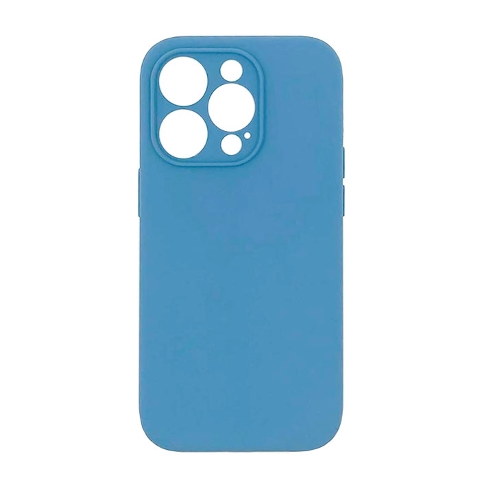 Θήκη Πλάτης Σιλικόνης Soft Back Cover για iPhone 14 Pro - Χρώμα: Μπλε