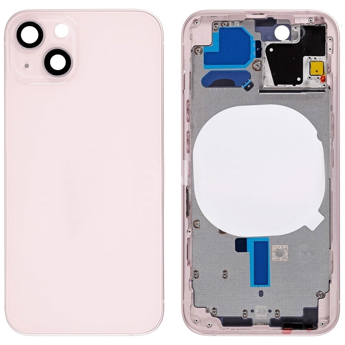 Πίσω Καπάκι με Πλαίσιο (housing) για Apple iPhone 13 Mini - Χρώμα: Ροζ