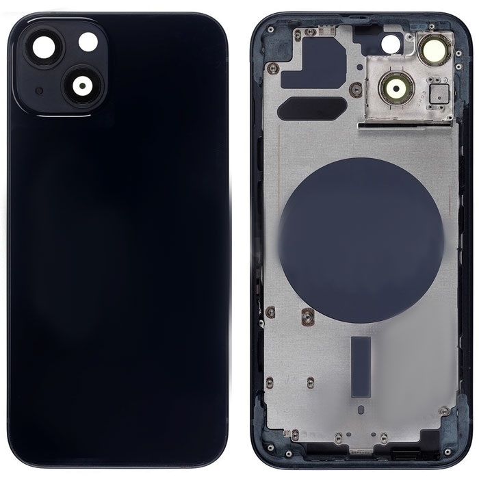 Πίσω Καπάκι με Πλαίσιο (housing) για Apple iPhone 13 - Χρώμα: Μαύρο